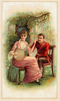 Arbuckle - Arthur Payne - soldier, woman w/ banjo