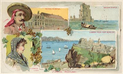 Lisbon, Portugal - Royal Castle; Belem Castle; Fort Almeida