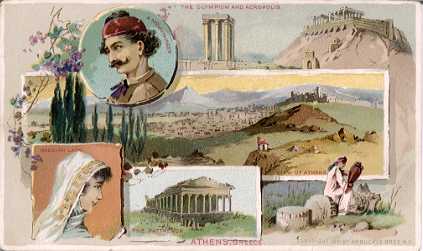 Athens, Greece - Olympium, Acropolis; Parthenon