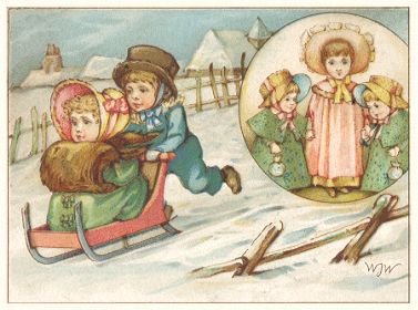 Arbuckle - children w/ sled