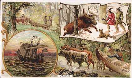 Maine - Moose Hunt; Benedict Arnold's Wilderness Expedition; Early Explorers