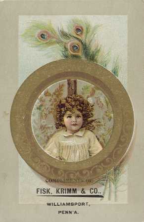 Matchless Shaw Piano - trade card