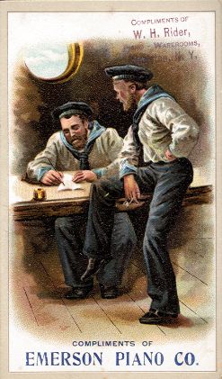 Emerson Piano Co. - trade card