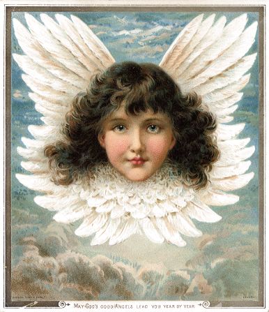 Raphael Tuck angel (Rebecca Coleman)