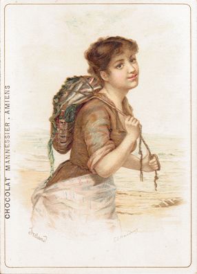 Chocolat Mannessier trade card - Ireland