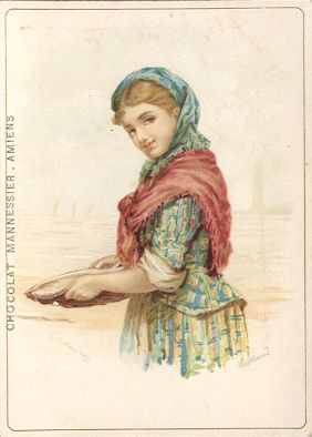 Chocolat Mannessier trade card - Scotland