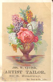 Jos. W. Civish - trade card