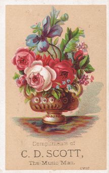 C. D. Scott - trade card