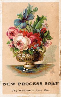 New Process Soap - trade card